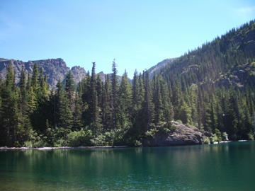 Lake Angeles in the sunshine