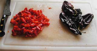 Bell and Dried Peppers